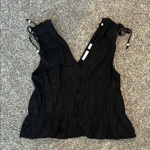 Black Sleeveless Top